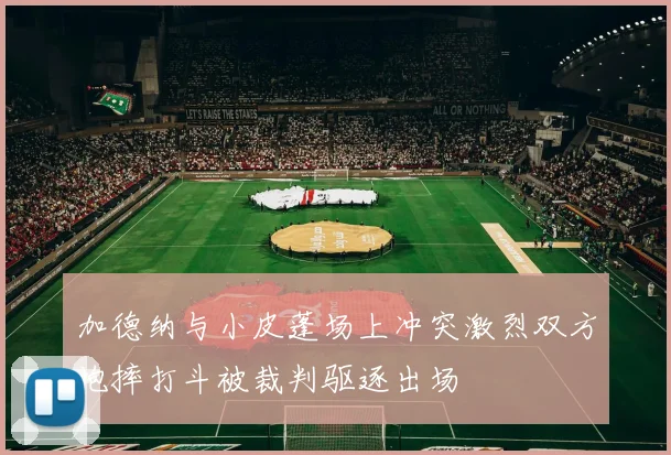 加德纳与小皮蓬场上冲突激烈双方抱摔打斗被裁判驱逐出场